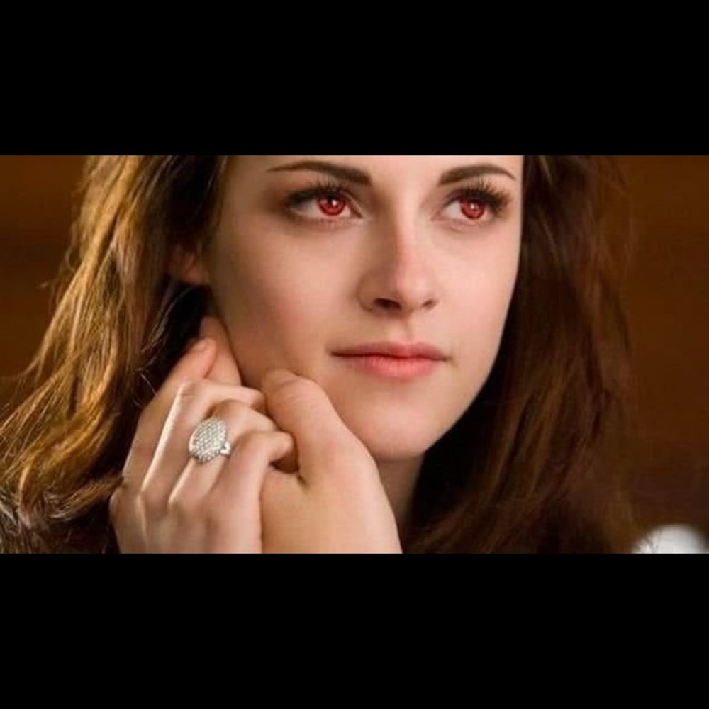 Vampire Twilight Bella AAAAA Zircon Engagement Ring S925 size 7 - Picture 8 of 11